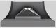 Vent-A-Hood® Designer Series 66" Gunsmoke Wall Mounted Range Hood-4