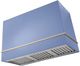 AGA Loge 48" Carnaby Blue Wall Mounted Range Hood with Brushed Brass Trim-0