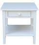 John Thomas Furniture® Destination Spencer Pure White End Table-1