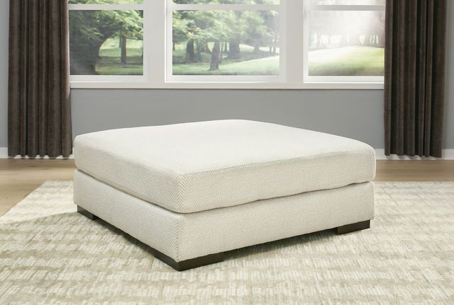 Signature Design by Ashley® Zada Ivory Oversized Accent Ottoman-1