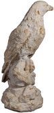 A & B Home Antique Cream Bird Statue-0