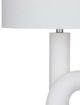 Bassett Mirror Alexx Matte White Table Lamp-2