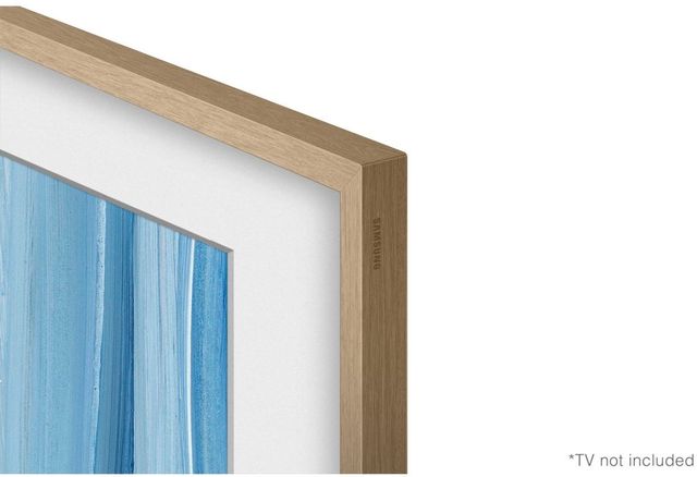 Samsung The Frame 65'' Beige Wood Customizable Bezel-3