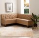 Powell® Auden 3-Piece Tan Nook Corner Bench Set-1