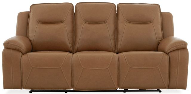Liberty Furniture Callihan York Butternut Leather Power Reclining Sofa-4