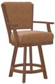 Chromcraft Customizable Cameron Counter Height Swivel Dining Stool-3