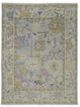 Feizy Karina Silver/Green 5' x 6' Rug-0
