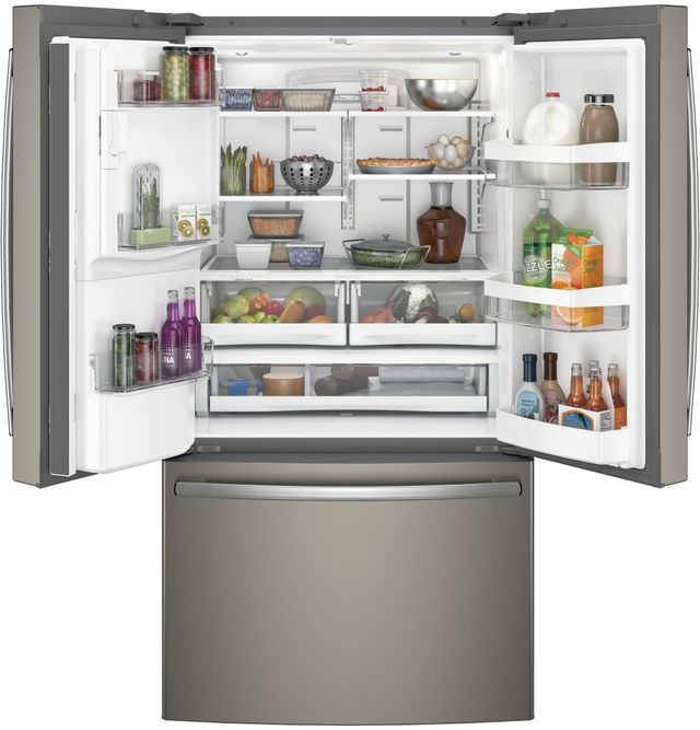 GE® Series 25.8 Cu. Ft. French Door Refrigerator-Slate-2