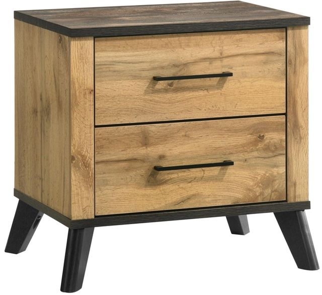 Coaster® Kaywood 4-Piece Natural Pine Eastern King Bedroom Set-1