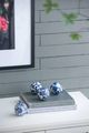 A & B Home 6-Piece Blue/White Decorative Sphere Set-5