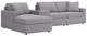 Signature Design by Ashley® Modmax 4-Piece Granite Left-Arm Facing Sectional with Chaise and Storage Console-0