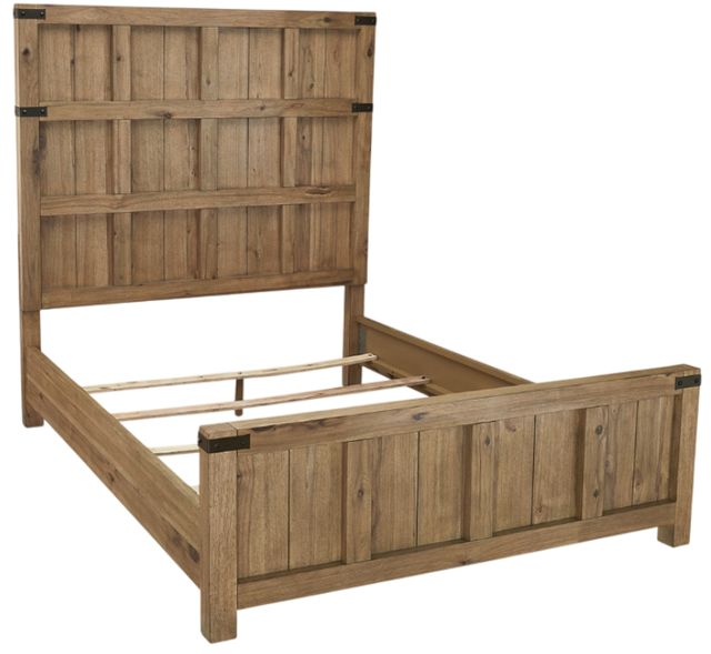 Signature Design by Ashley® Ridgester Light Brown Queen Panel Bed-2