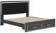 Signature Design by Ashley® Birmonton Black King Upholstered Storage Panel Bed-0