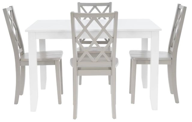 Powell® Maui 5-Piece Gray/White Dining Set-1
