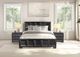 Furniture of America® Hatton Cross 4-Piece Weathered Black Queen Bedroom Set-4