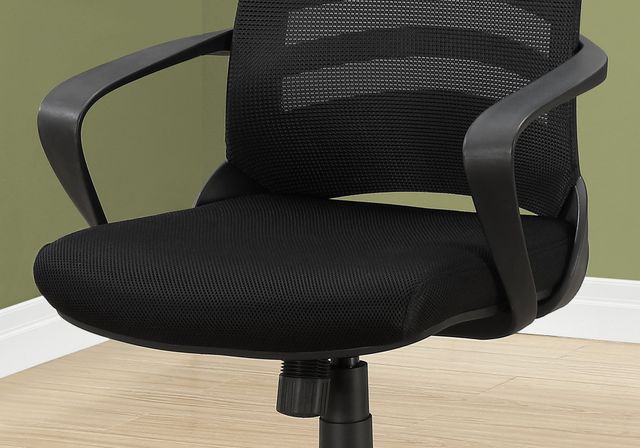 Monarch Specialties Inc. Black Mesh Office Chair-1