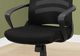 Chaise de bureau en tissu noir Monarch Specialties®-1