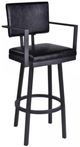 Armen Living Balboa Vintage Black 26” Counter Stool-0