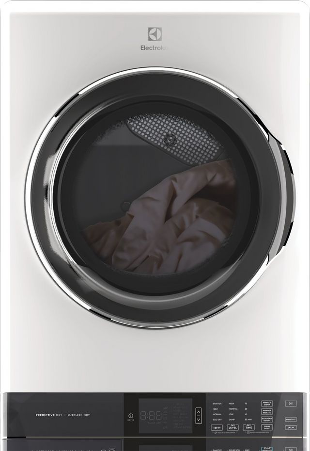 Electrolux 600 Series 4.5 Cu. Ft. Washer, 8.0 Cu. Ft. Gas Dryer White Stack Laundry-5