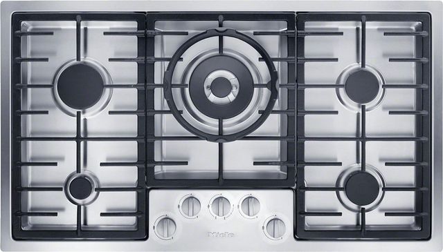 Miele 36" Stainless Steel Gas Cooktop-0
