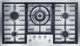 Miele 36" Stainless Steel Gas Cooktop-0