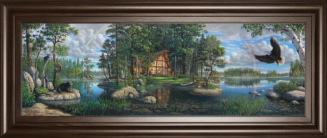 Classy Art Freedoms Promise Trilogy by Kim Norlien Framed Print Wall Art-1
