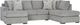 Signature Design by Ashley® Casselbury 2-Piece Cement Right-Arm Facing Chaise Sectional-0