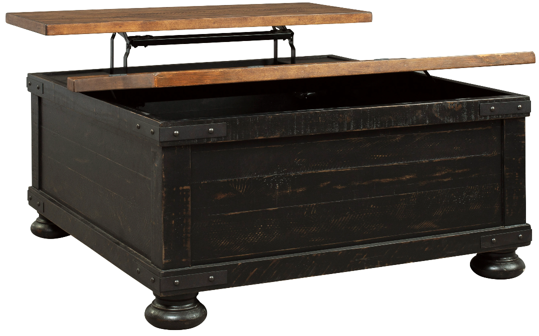 Signature Design by Ashley Valebeck Square Lift Top Coffee Table - Thumbnail 3