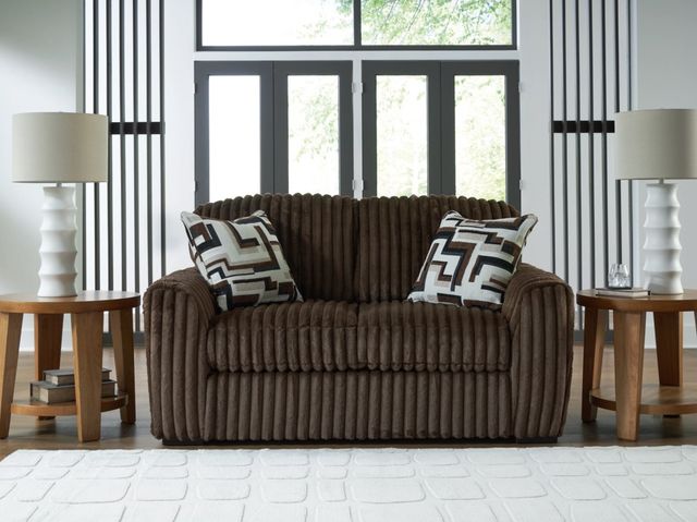 Signature Design by Ashley® Midnight-Madness Chocolate Loveseat-3