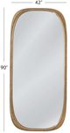 Bassett Mirror Malton Ant Gold Floor Mirror-4