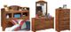 Signature Design by Ashley® Barchan 4-Piece Medium Brown Twin Bookcase Headboard Bed Set-0