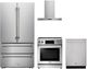 Thor Kitchen® 4 Piece Stainless Steel Electric Kitchen Package-0