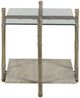 Fairfield® Temperate Grove Glass Top End Table with Sanibel Base-1