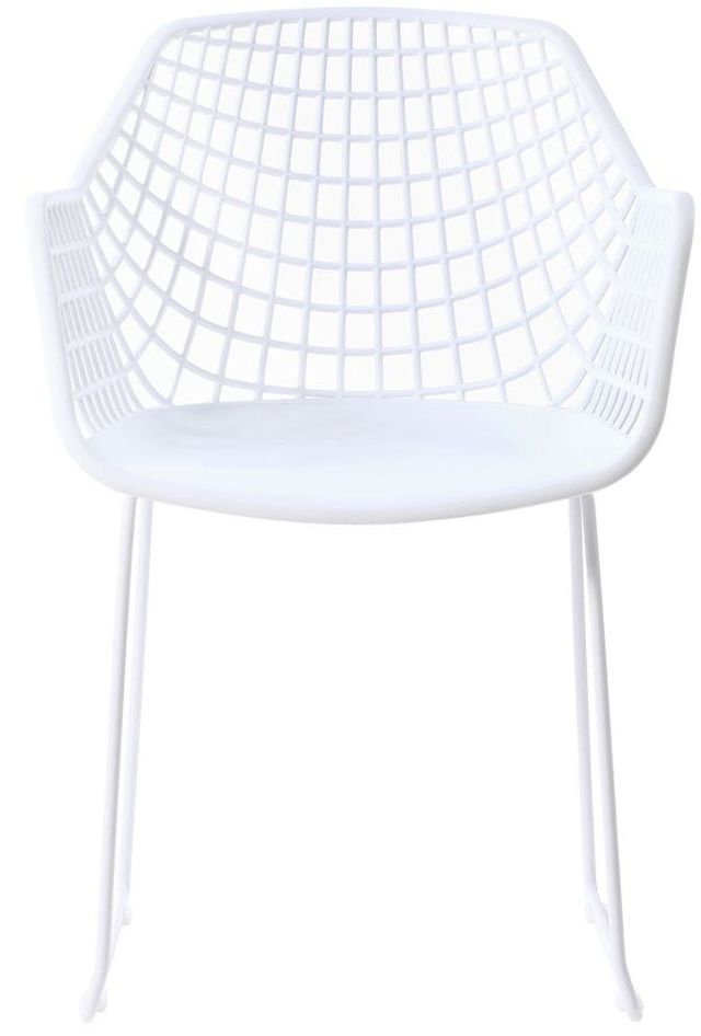 Moe's Home Collection Honolulu 2 Piece White Chairs-0