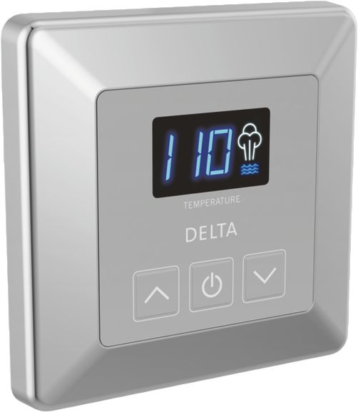Delta Universal Showering Components SimpleSteam™ Lumicoat® Chrome Control-0