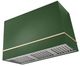 AGA Loge 48" Cornwall Green Wall Mounted Range Hood with Brushed Nickel Trim-0