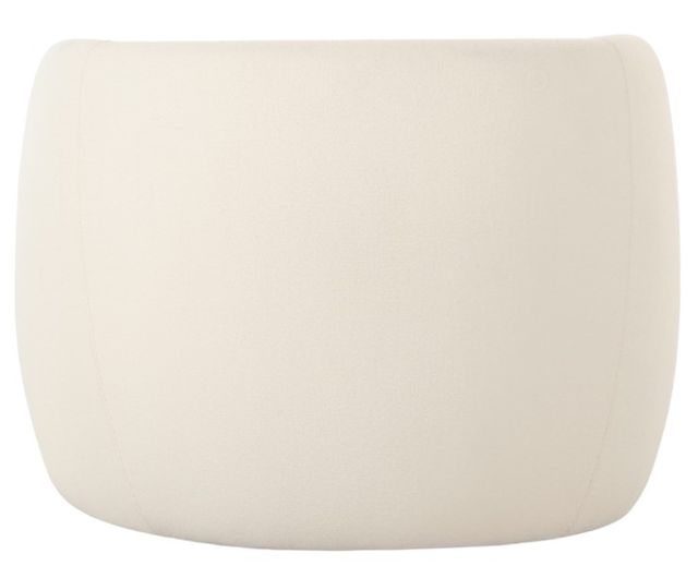Moe's Home Collection Rae Cream Plastic/Polyester Outdoor Accent Chair-4