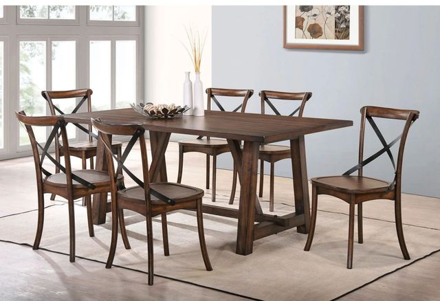 ACME Furniture Keenan Brown/Dark Walnut Side Chair-2