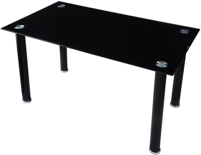 Homelegance® Florian Black Glass Dining Table-2