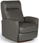 Best® Home Furnishings Customizable Costilla Leather Power Swivel Glider Recliner-0