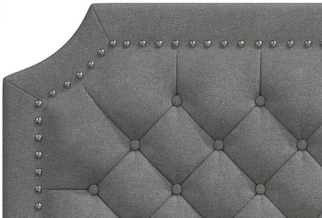 American Wholesale Furniture Hanfield Stone Queen Upholstered Bed-3