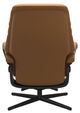 Stressless® by Ekornes® Customizable Sunrise Small Manual Recliner and Ottoman with Cross Base-4