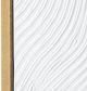 Crestview Collection White Ways 2-Piece White Wall Art Set-5