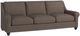 Bassett® Furniture Customizable BenchMade Ellery Leather Sock Arm Sofa-0
