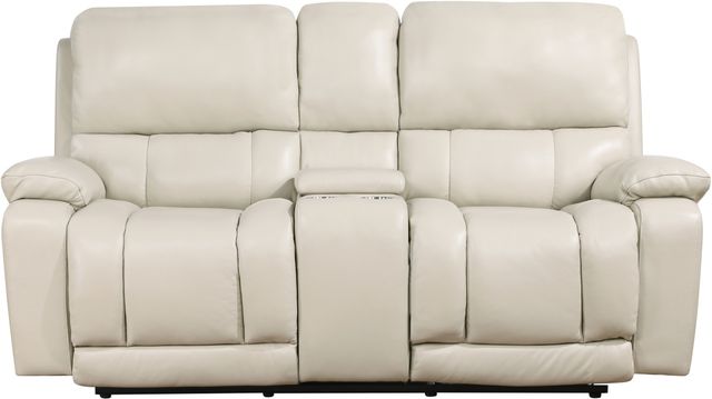 New Classic® Home Furnishings Cicero Cream Power Console Loveseat-1