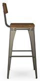 Amisco Customizable Upright Bar Stool-2