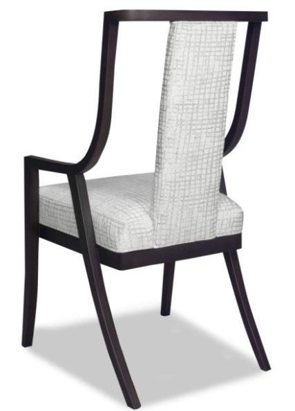 Parker Southern Caleb Ebony/Down To The Wire Oyster Dining Chair-2