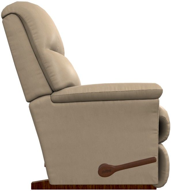 La-Z-Boy® Reed Marshmallow Leather Manual Rocking Recliner-3
