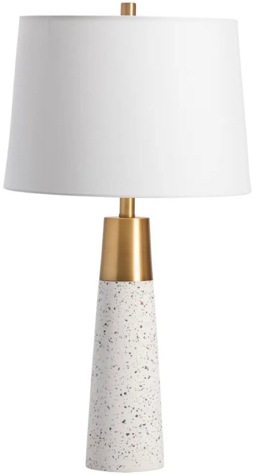 Crestview Collection Claire Stone White Table Lamp-0