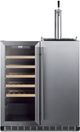 Summit® 30" Stainless Steel Kegerator and Wine Cooler-0